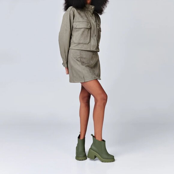 NEW MELISSA Made In Brazil Courtney Boots in green 825 3m2 - Picture 6 of 6